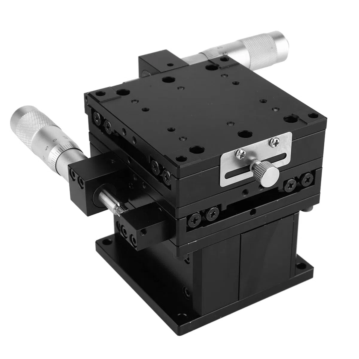 Semxyz 80 Xyz Linearbühne Trimmplattform Lager Feinabstimmung Schiebetisch 80 * 80 Mm Industriebedarf Lineare Bewegliche Teile