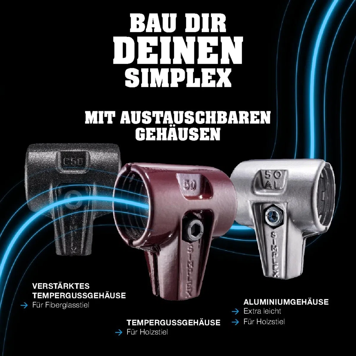SIMPLEX-Aluminiumgehäuse | D=40 mm | 3122.040