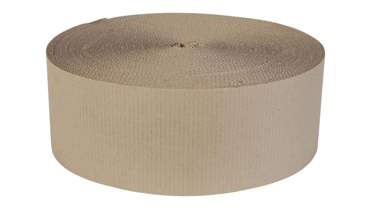 2x Rollenwellpappe Wellpapprolle 20cm 70lfm Braun C-Welle Wellpappe Verpackungsmaterial für sicheren Versand & Lagerung