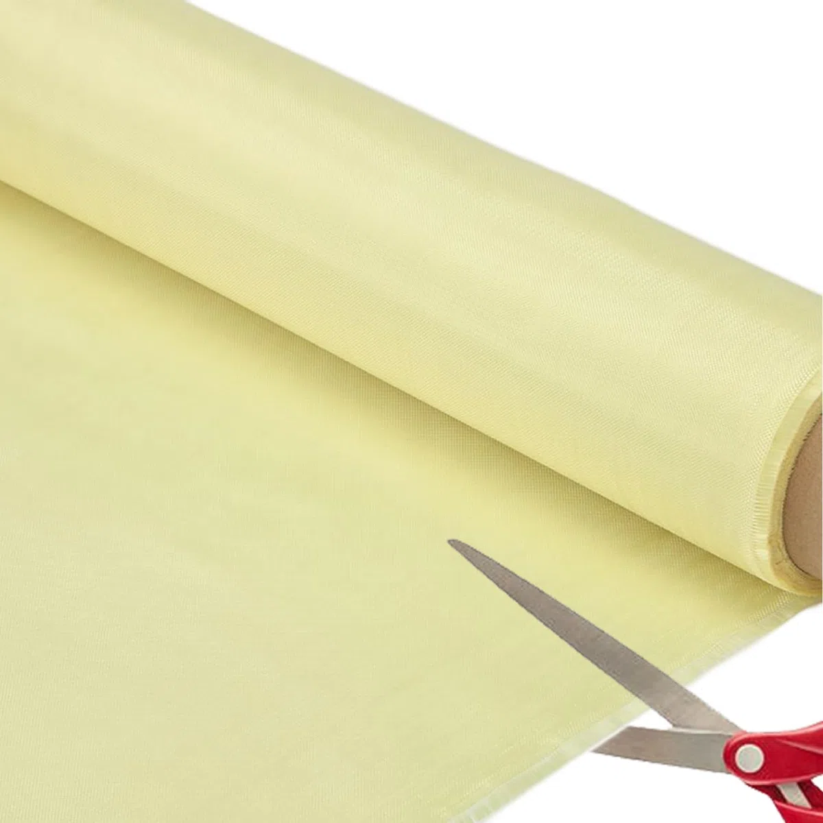 Kevlar -Stoff, 1MX1M gefaltet 1500D Kevlar Blatt 220 g Aramid Normalgeschnitten geschnittenem resistentem, gelbem Stoff mit hoher Festigkeit