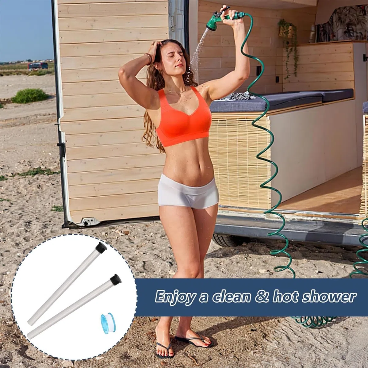 Lambo -Warmwasserspeicher, Warmwassertankstange für, Magnesium-Stab, Anodenstab für Wassertank, rostfreie Teile