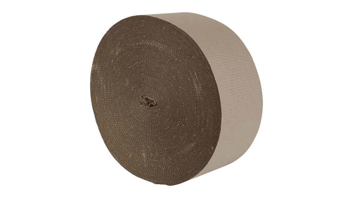2x Rollenwellpappe Wellpapprolle 20cm 70lfm Braun C-Welle Wellpappe Verpackungsmaterial für sicheren Versand & Lagerung