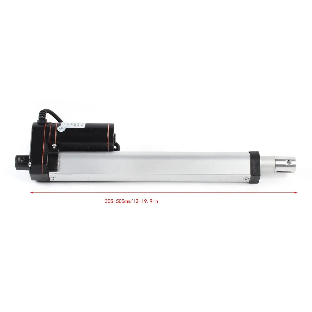 Elektrischer Linearantrieb, Wasserdicht Linearantrieb 200 Mm Hub DC 24 V, 1000N-1500N Mini-Linearaktuator für Schrank, Fensteröffner, Türöffner, Home Automation