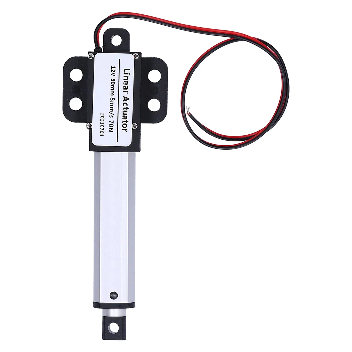 Elektrischer Linearantrieb, Linearaktuator Linearbewegungsantrieb 12 V DC für Schränke und Fensteröffner (Hub 50 mm-8 mm/s-70 N)