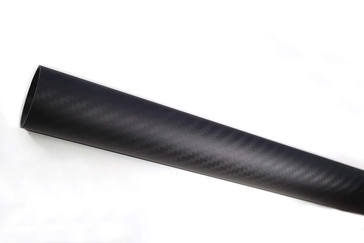 Carbon Rohr Ø 25mm / Sichtcarbon CFK Kohlefaser Tube 3K Köper/Länge wählbar (1000mm)