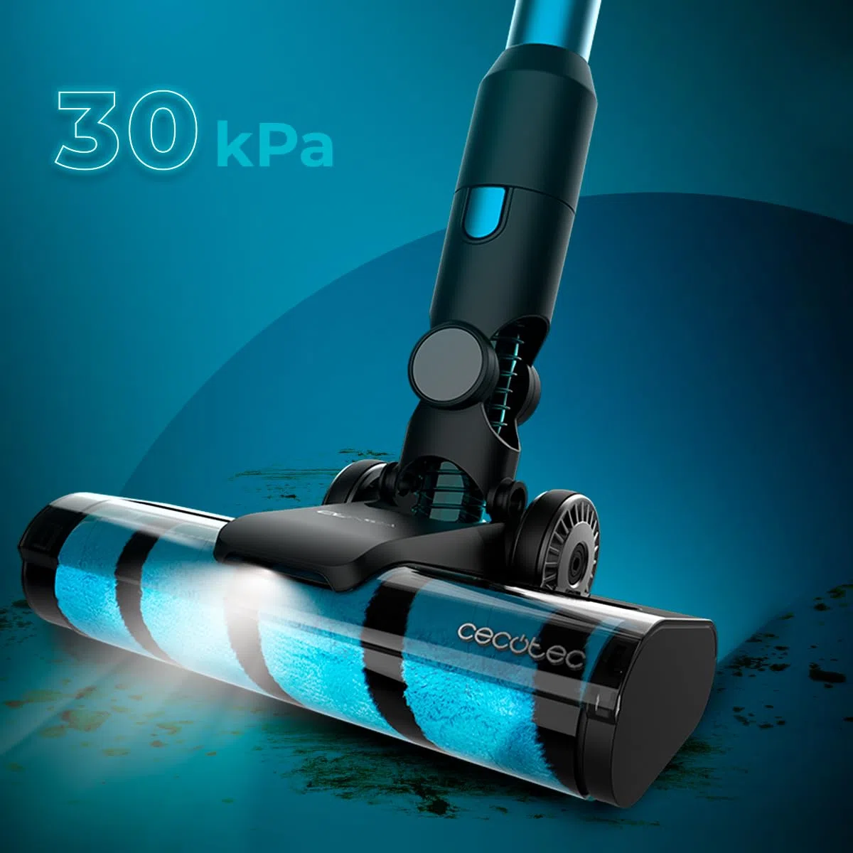 Cecotec Kabelloser Stielstaubsauger Conga Rockstar 3500 Storm Flex Animal. 3 in 1, Parallelzyklon, 500 W, 30 kPa, 150 AW, 70 Minuten Laufzeit, Flexibler Schlauch, Jalisco-Bürste, Zubehör für Tiere