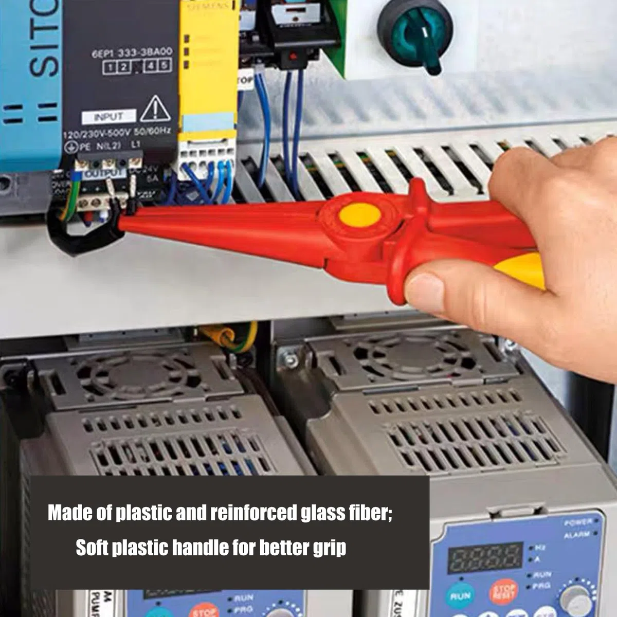 Professionelle 1000V Isolierte Kunststoffzange Für Elektriker Mit Ergonomischem Für Instrumenteninstallationsaufgaben Isolierte Zange
