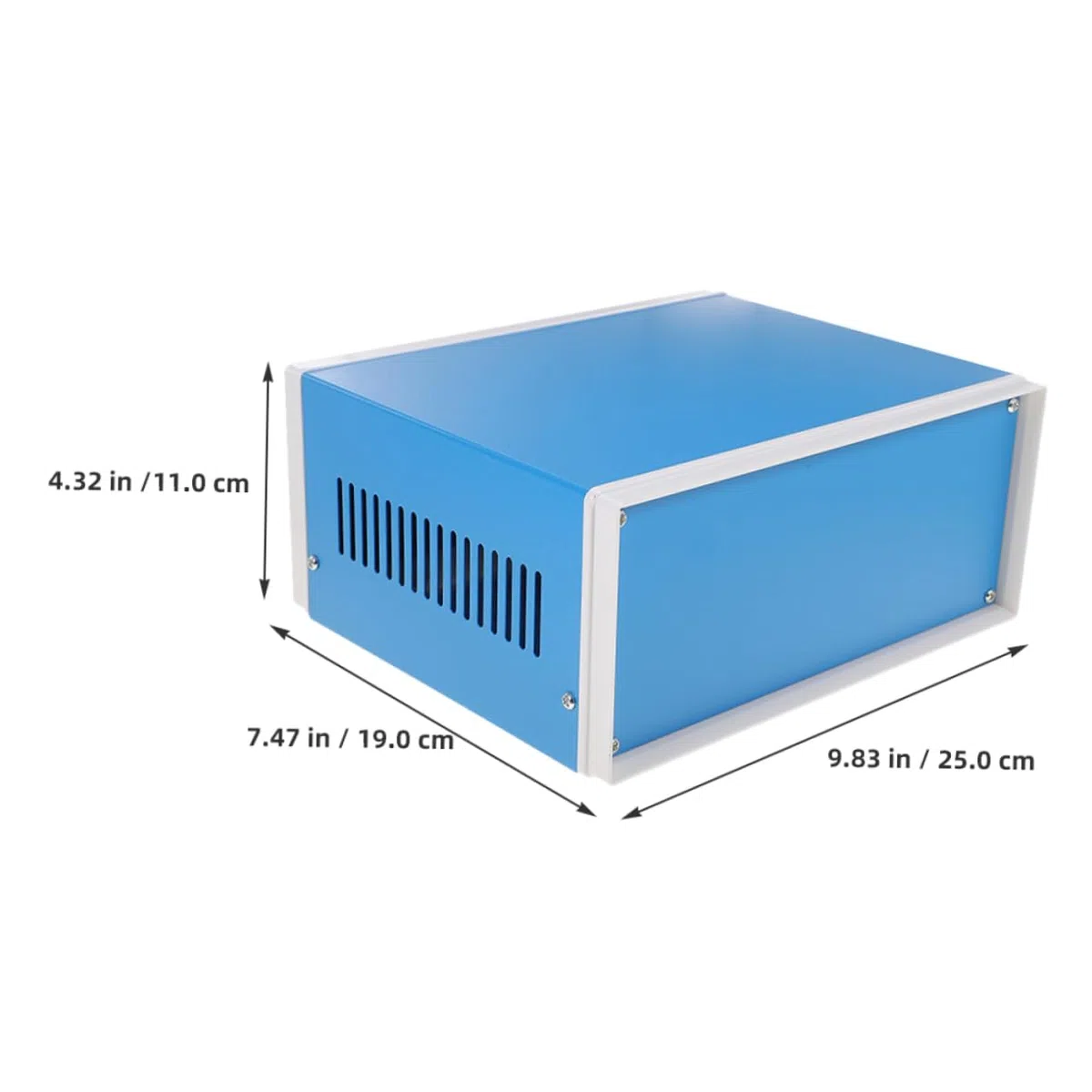 Cabilock Aluminium Elektrokasten Wetterfestes Gehäuse Für Elektronikprojekte Vielseitige Transportbox Für Elektrische Geräte Einfache Installation Langlebig