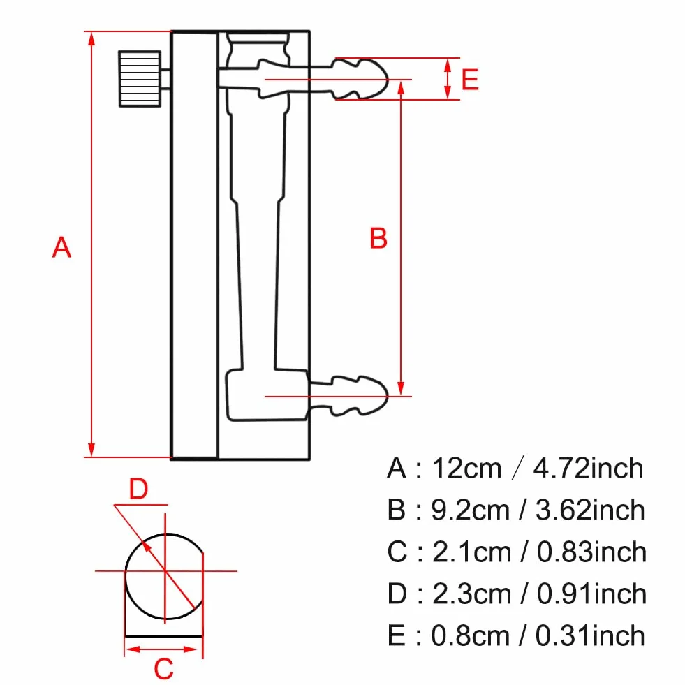 Sauerstoff Luft Gas Durchflussmesser, 2.5-25LPM 8mm Rohr Durchflussmesser Durchflussmesser für Gas Flüssigkeit mit Regelventil