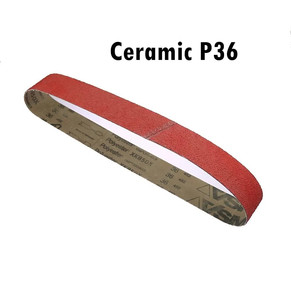 Schleifbänder, Sandstrahlwerkzeuge, VSM XK850X Keramik-Schleifbänder for Schleifen von superhartem Metall, 4 Stück(MIX,762x25mm)