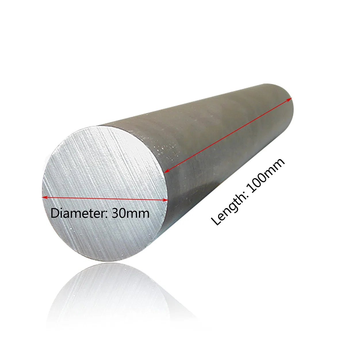 Tc4 Titan-Rundstab, Länge 100 mm, Durchmesser 28–33 mm, geeignet for die chemische Industrie und Industrieausrüstung(Diameter 30mm)