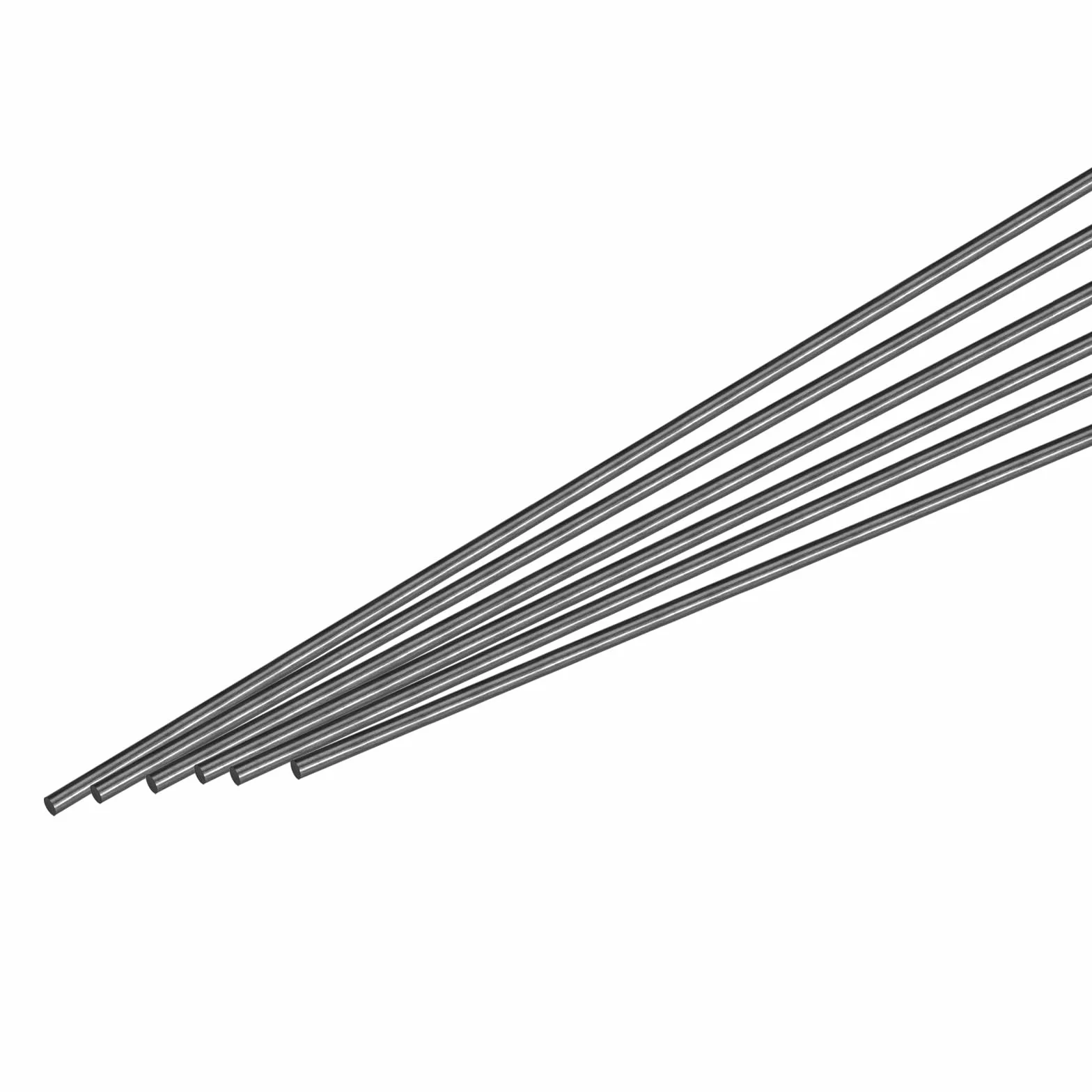 QUARKZMAN Kohlefaserstab, 2mm x 500mm für RC Flugzeug DIY Werkzeug Flügelrohr Quadcopter Arm, Packung mit 8 Stück