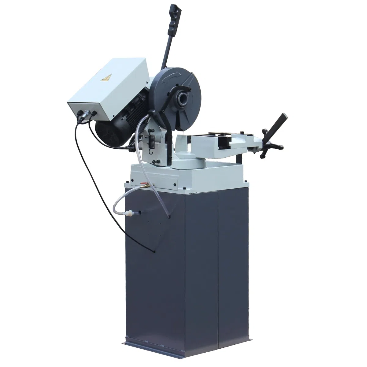 BOKA Manuelle Metallkreissäge, 250mm HSS-Sägeblatt, Gehrungssäge mit Doppelschraubstock, präzises Metallschneiden, ideal für Stahl, Aluminium, Kupfer, CS-250