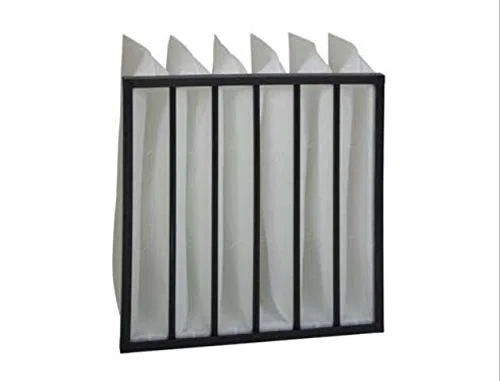 Taschenfilter aus synthetischem Filtermedium. Halterahmen aus Kunststoff. M5 (LxBxH 287 x 287 x 360)