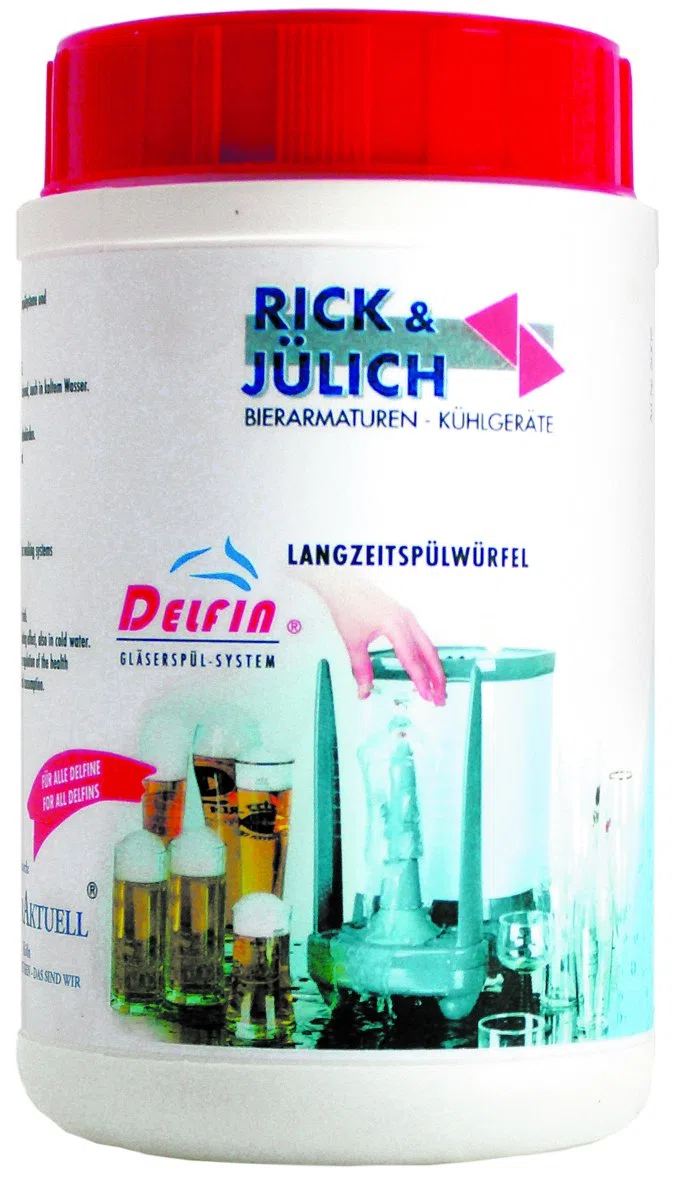 Gläserspültabletten 600g / 125 Würfel Delfin für Gläserspüler