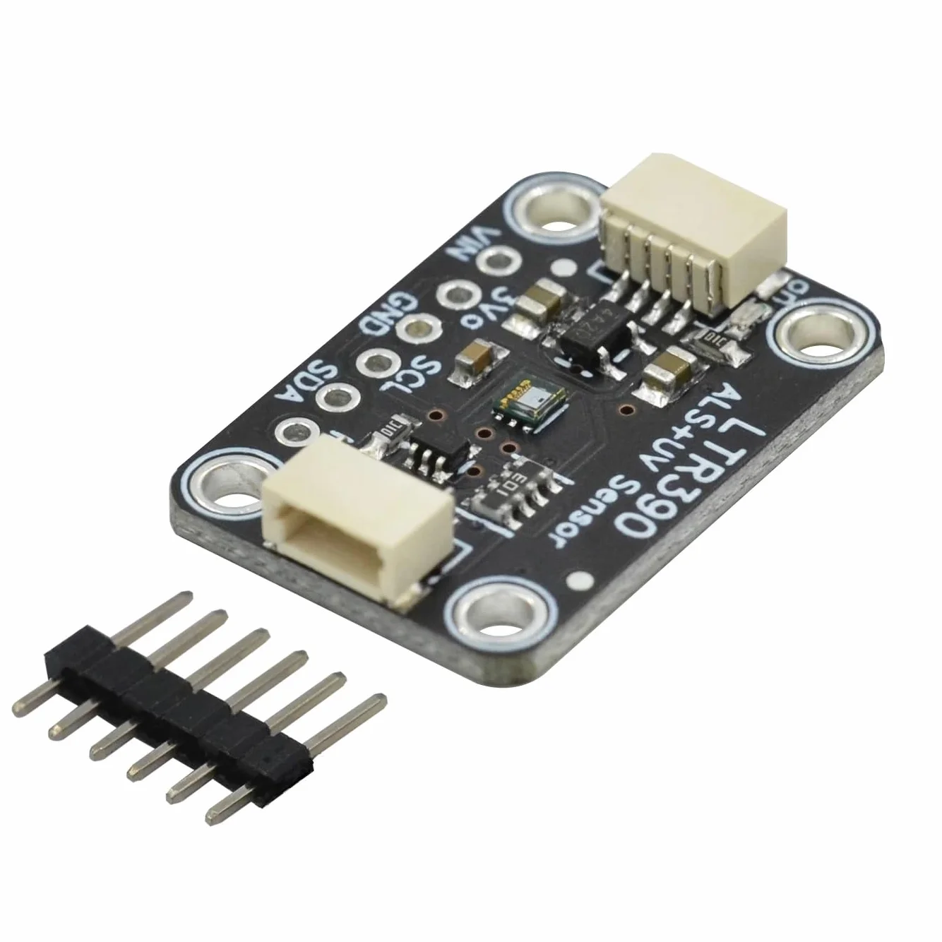 2 Stück Gravity LTR390 UV-Lichtsensor von 280 nm bis 430 nm, kompatibel mit I2C UART 3,3 V oder 5 V