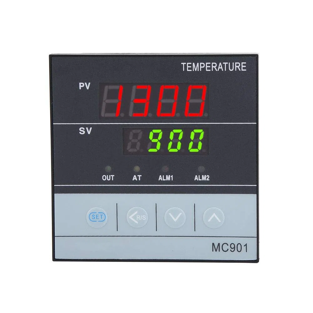 PID Temperaturregler, MC901 Digitaler PID-Temperaturregler K Typ PT100 Sensoreingangsrelais SSR-Ausgang für Hohe Empfindlichkeit und Genaue Temperaturregelung