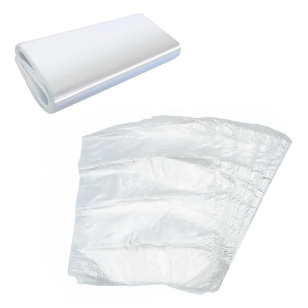 SKYPRO 100Pcs POF Schrumpffolie Taschen 30x50cm Klar Hitze Schrumpffolie Wrap für hausgemachte DIY Verpackung Seife Badebombe Kerze