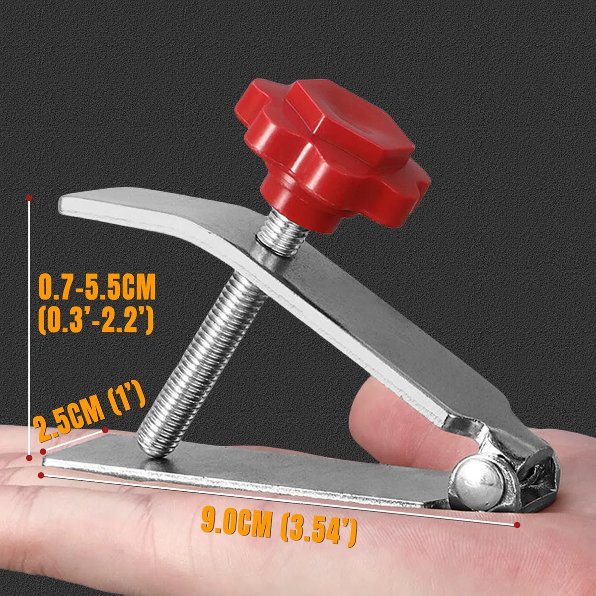 Fliesenheber,Fliesenaufzug Höhenversteller, für Wand-Anpassung, Trockenbau-Board Heben, manuelle Wand Fliese Hand Positionierung Werkzeug, Arbeitssparend (6)