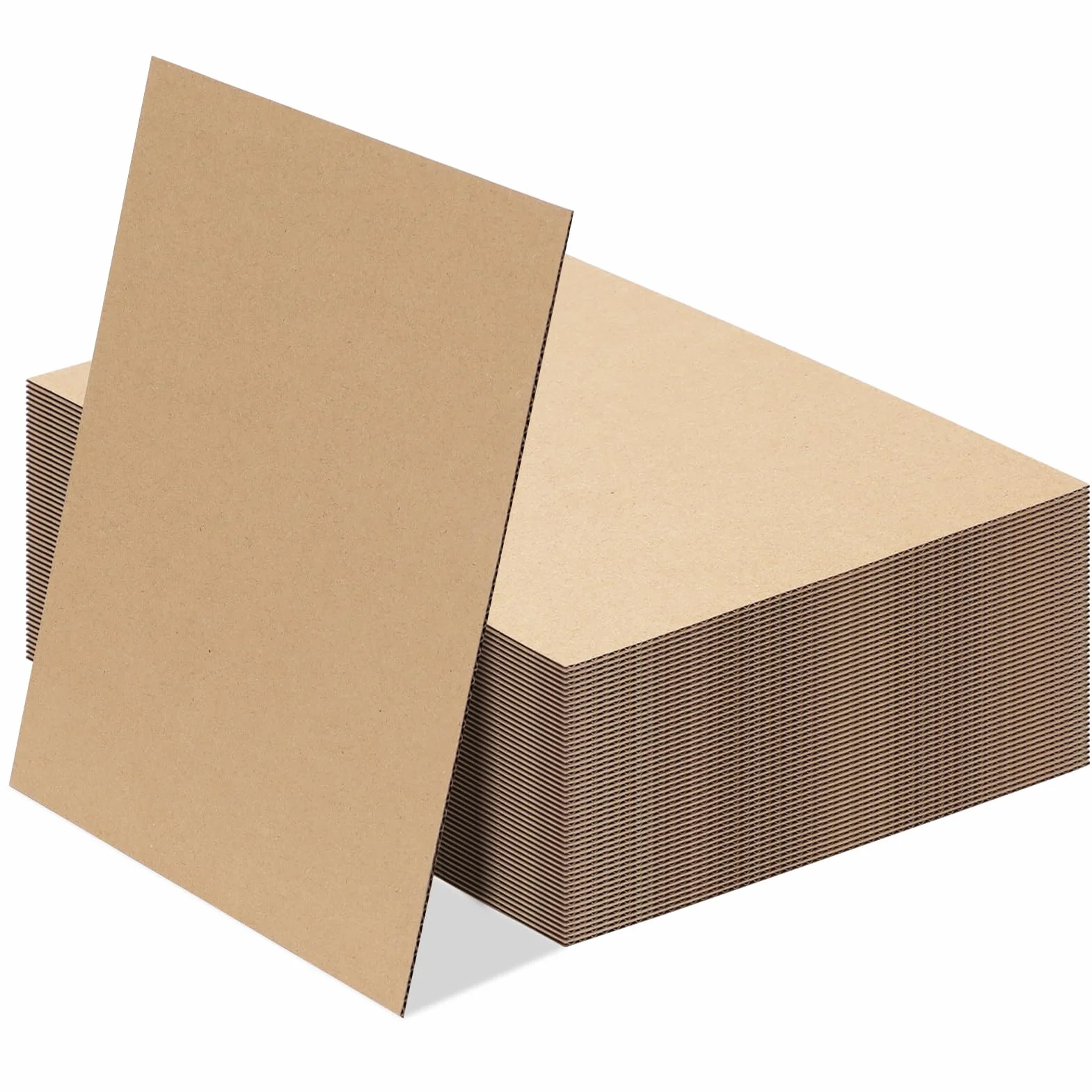 RLAVBL 50er Packung A3 Wellpappe in Braun - Vielseitig für DIY und Verpackung, hochwertig und langlebig, ideal für kreative Projekte und Verpackungsbedürfnisse