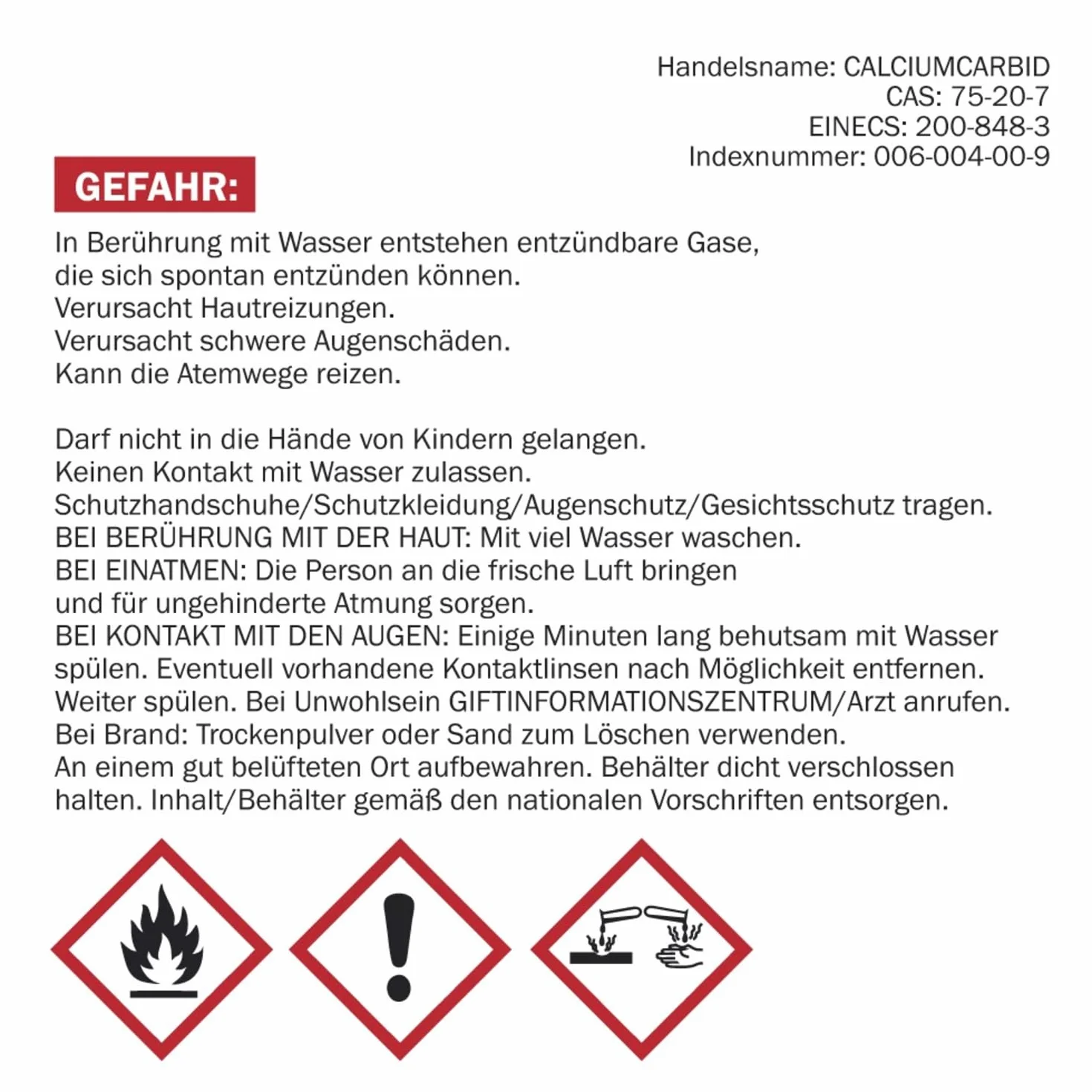 SPEEDPLANT Karbid 2 kg (4x 500g) - Carbid Kabit Kabitt karbitt Karbit Karbid kleine Körnung 7-15mm - 4 Dosen