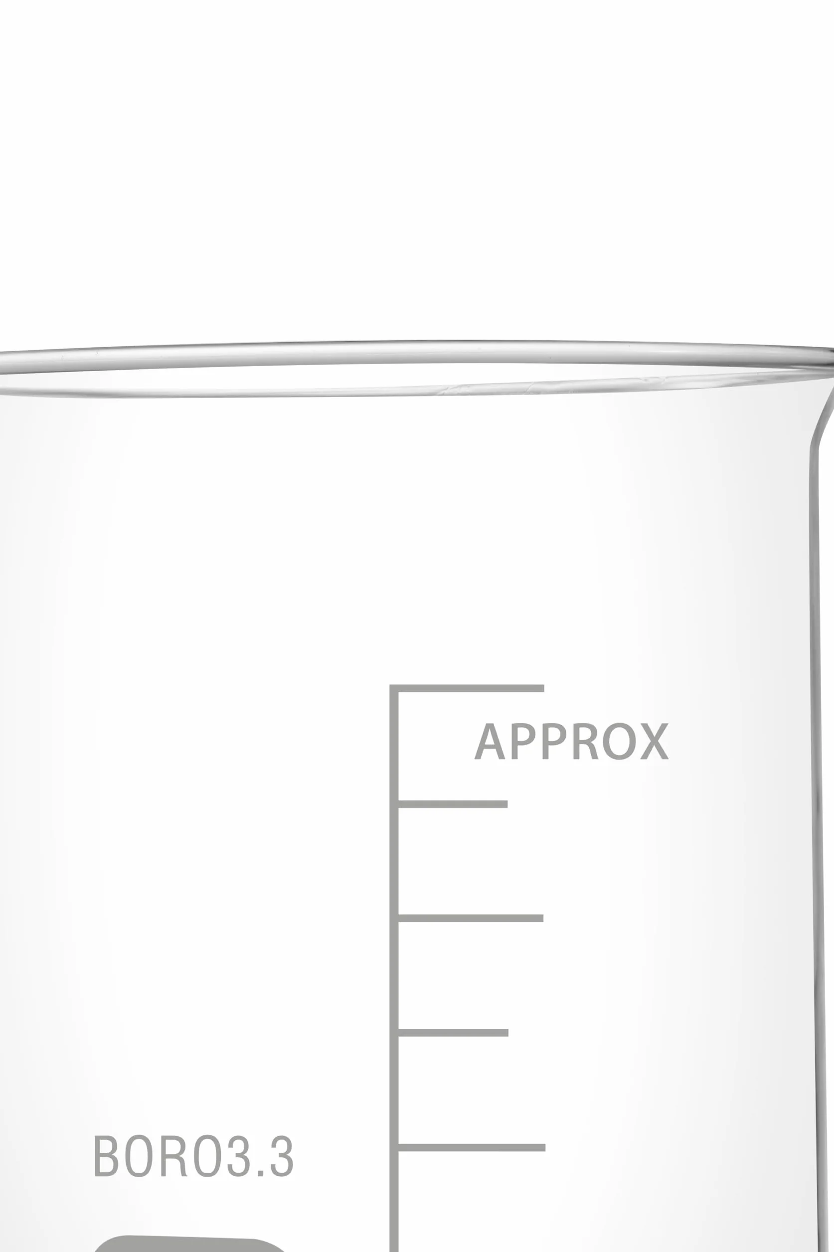 Messbecher aus Borosilicate 3.3 Glas (500ml, 2 in a pack)