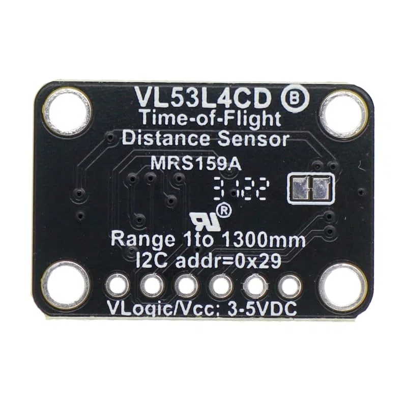 VL53L4CD Flugzeit Distanzsensor, I2C 1-1300 mm ToF-Entfernungssensormodul für Luftfahrzeuge, MRS159A Flight Time Distance Sensor