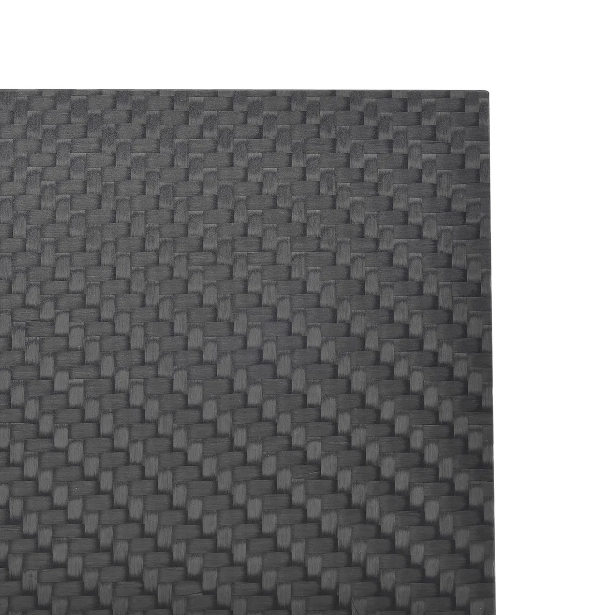 sourcing map Kohlefaserplatte Platten Ersatz 150mm x 125mm x 3mm (Köper Matte)