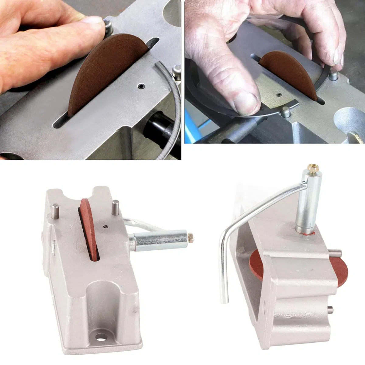 manuell Kolbenringfeiler, Kolbenringfilter, Kolbenringschleifer 66785 66786 Hartmetall-Schleifscheibe mit 120er Körnung aus Aluminiumlegierung für die Re