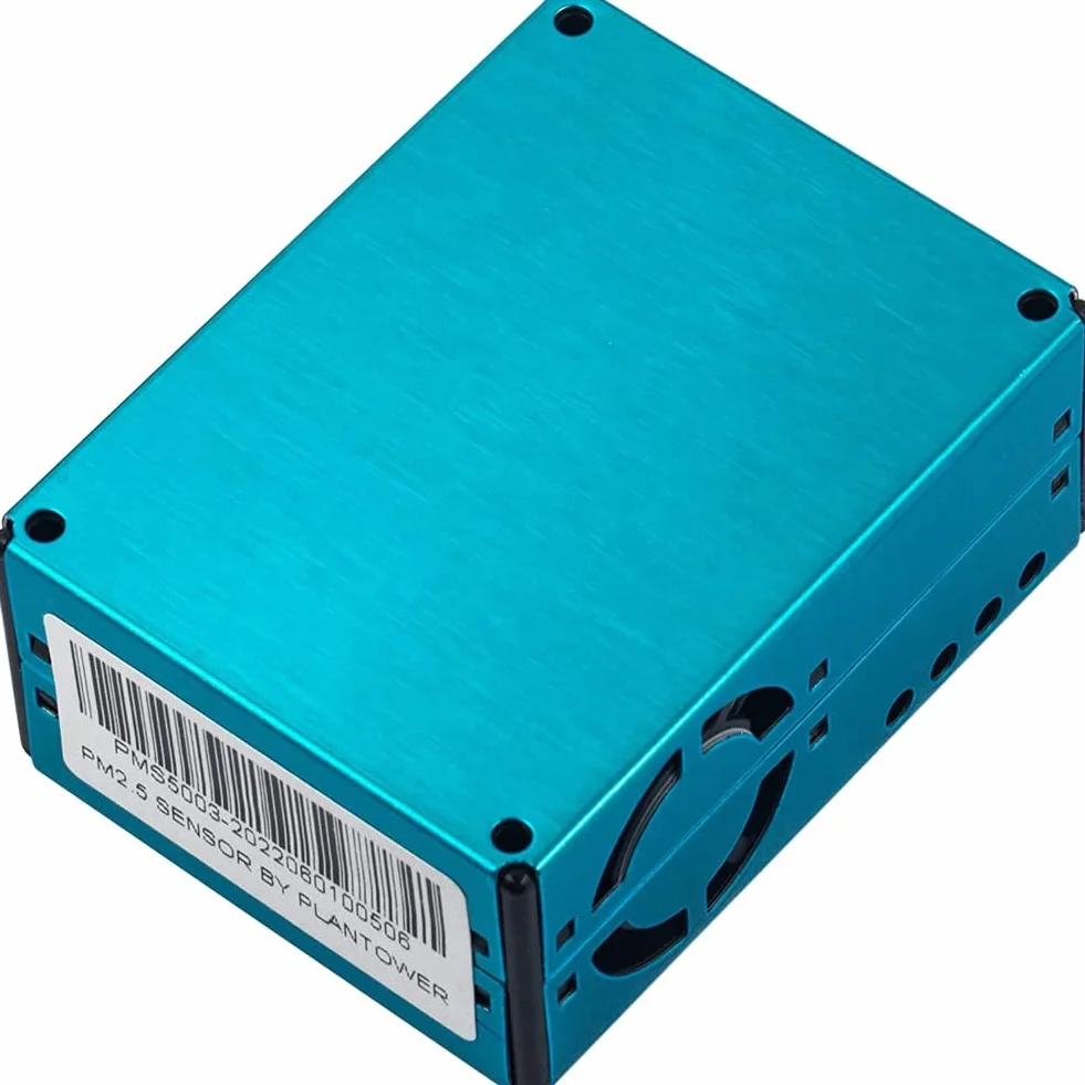 PMS5003 PM2.5 PM10 Qualitätserkennungssensor Digitaler Partikelkonzentrations-Sensor Staubsensor-Überwachungsmodul Neues Metall