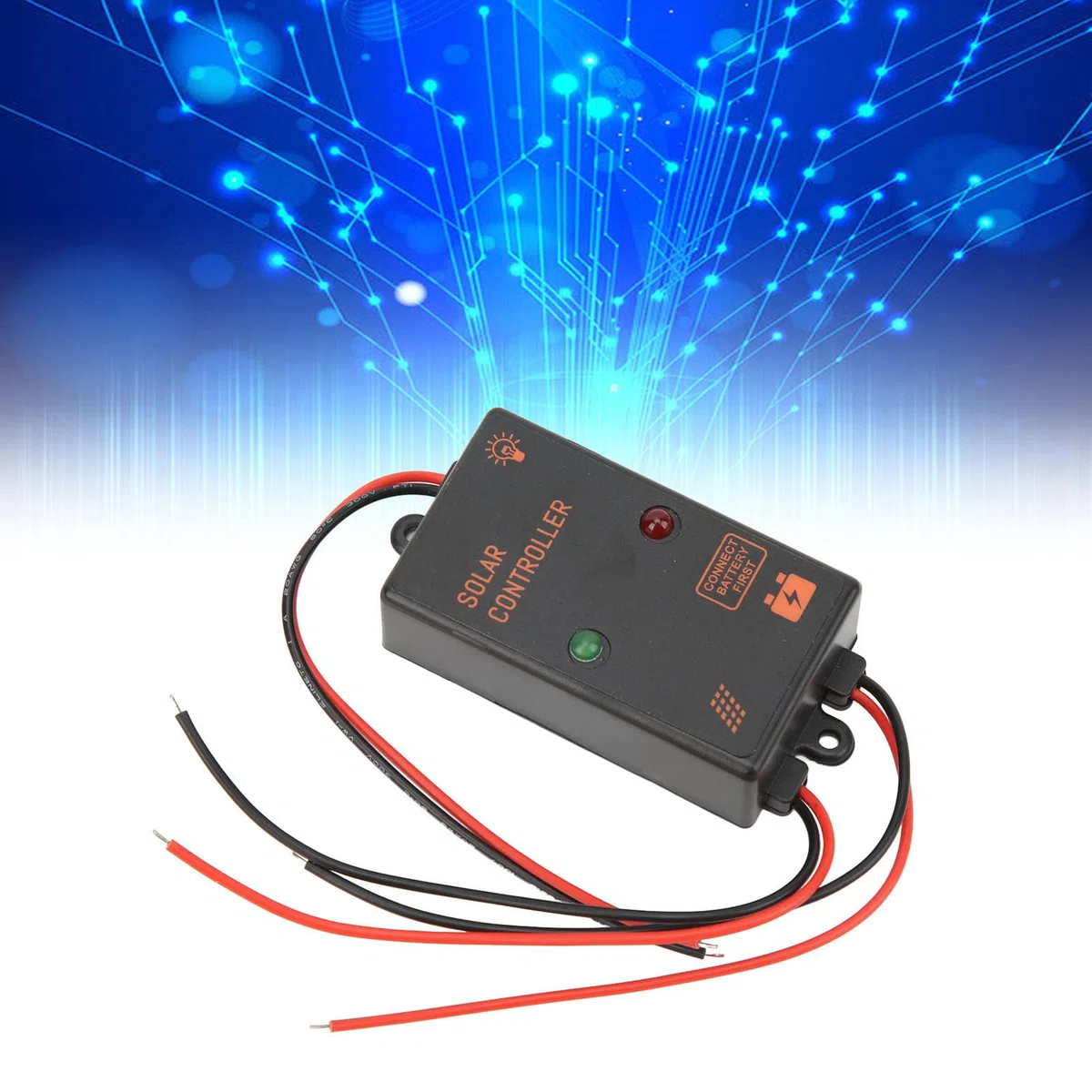6V 12V 5A Automatische Anpassung Solar Wasserdichter Controller 24h Arbeit PWM Laderegler