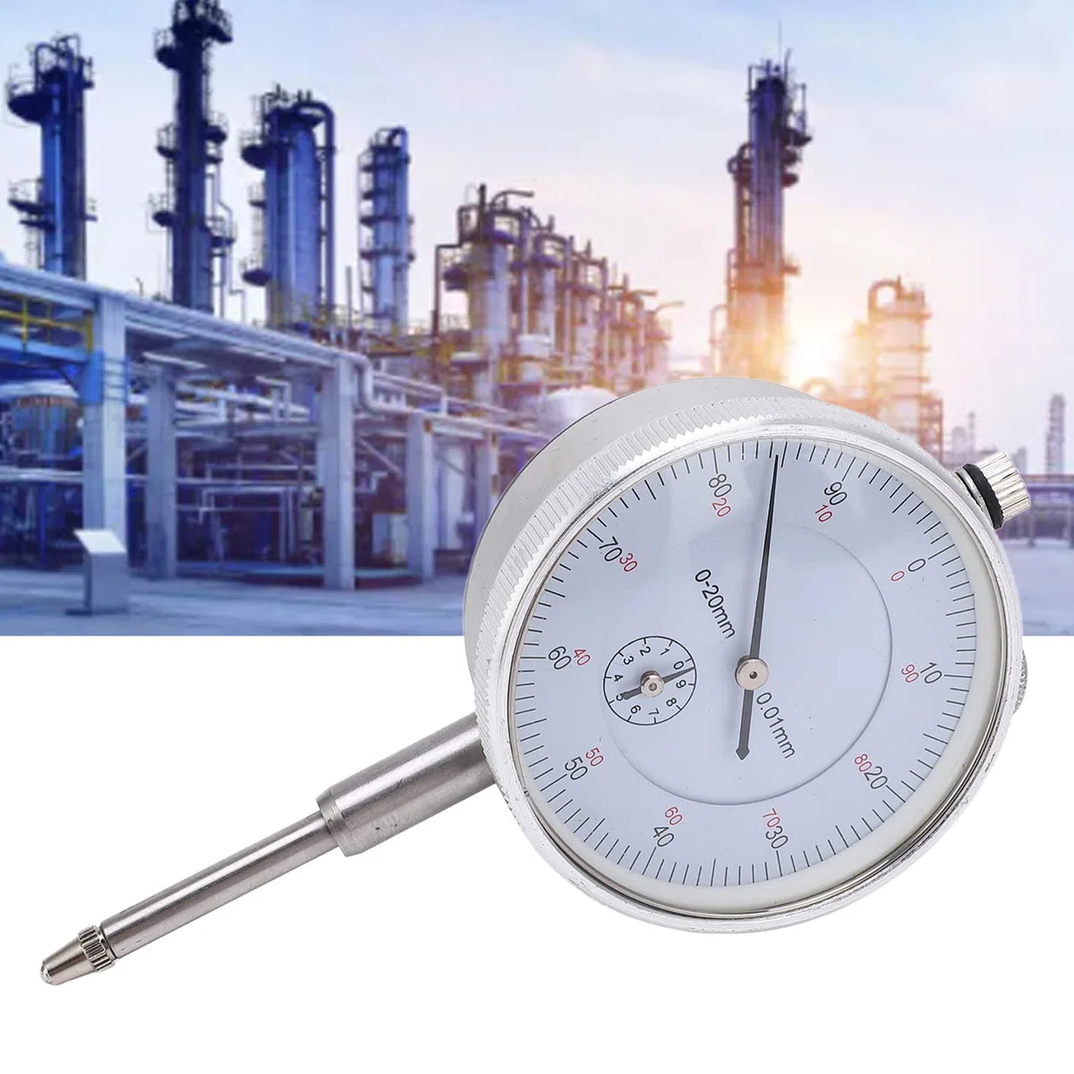 Mechanische Messuhr Schlagfester Innenkern Hochpräzise Messuhr mit Hervorragender Abriebfestigkeit (0-20mm)