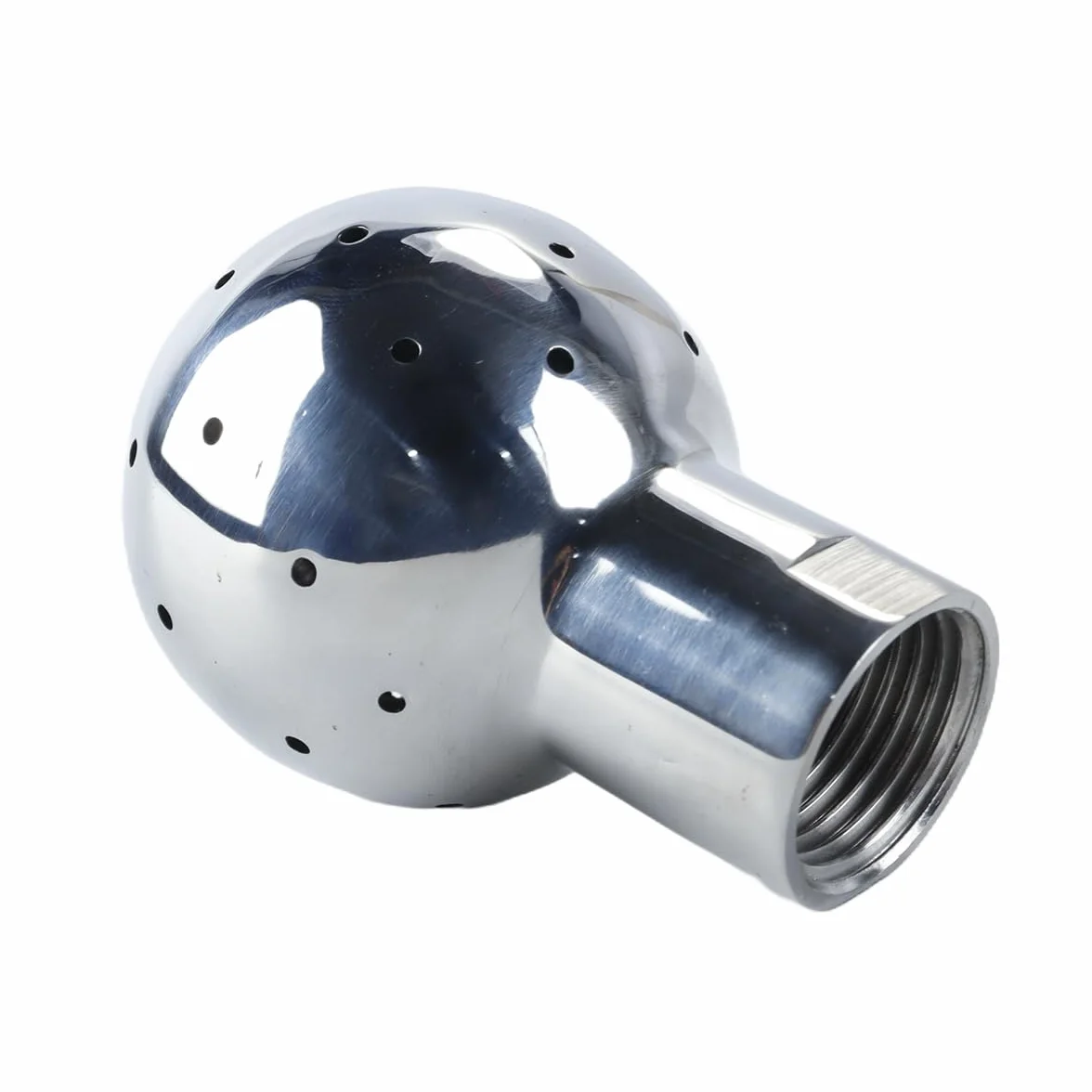Ausi 1 Stück G1/2-Gewinde, Innengewinde, 1/2 Zoll, rostfreier Rotations-Sprühreinigungsball, Innengewinde, hygienisch für die CIP-Tankreinigung (Fix)