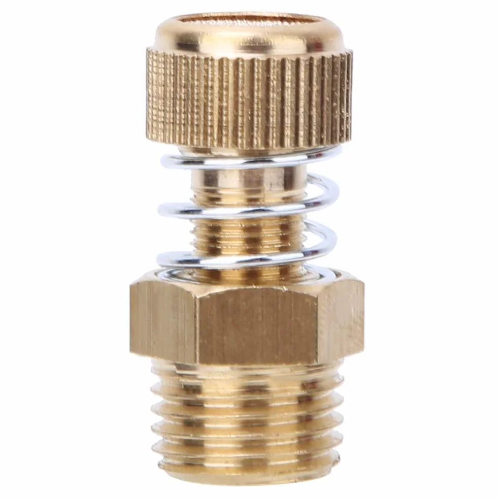 Pneumatischer Schalldämpfer mit Gewinde, 10 Stück, Pneumatischer Schalldämpfer, Messing, BSPT-Außengewinde, Magnetventil, Schalldämpfer (1/4)