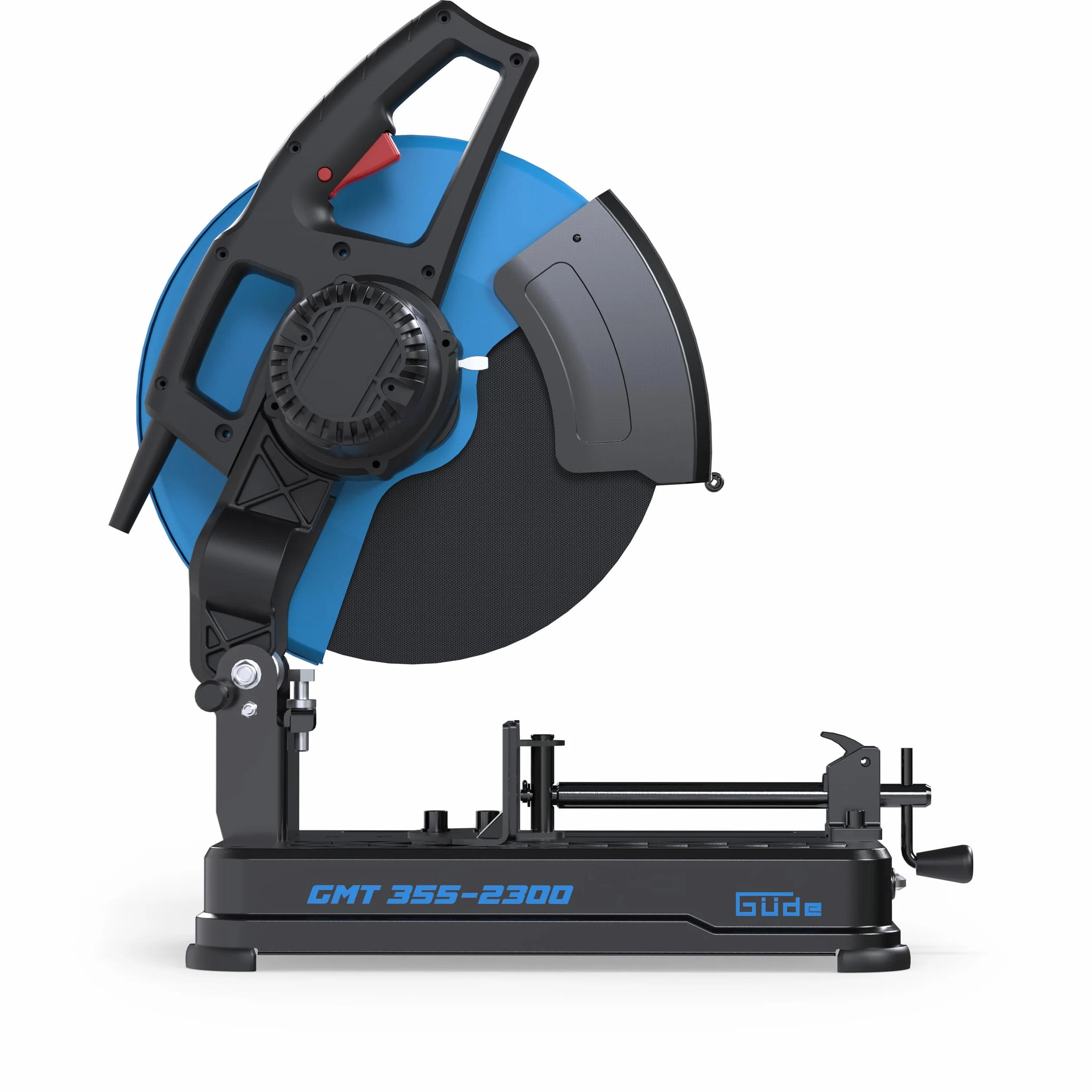 Güde GMT 355-2300 Metalltrennsäge - 230 Volt, 2300 Watt, 4000 Umdrehungen pro Minute, Schnittleistung 78 bis 140 Millimeter je nach Form, Trockenschnitt für Profile und Rohre