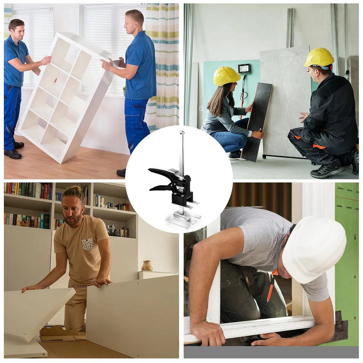 Arm Handwerkzeug, Arbeitssparender Heber 2 Stück, 30cm Höhenregler Bis Zu 240 KG, Handhebewerkzeug, Tür- und Holzplatten-Hebebühne