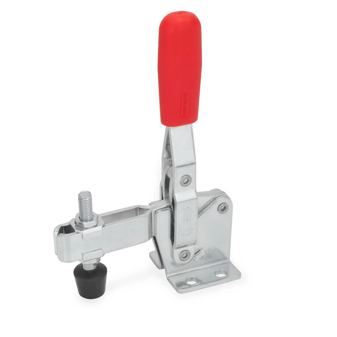 Ganter Normelemente GN 810-75-C 810-75-C-Vertikalspanner mit waagerechtem Fuß, verzinkt, blau passiviert, Haltekraft F: 750 N