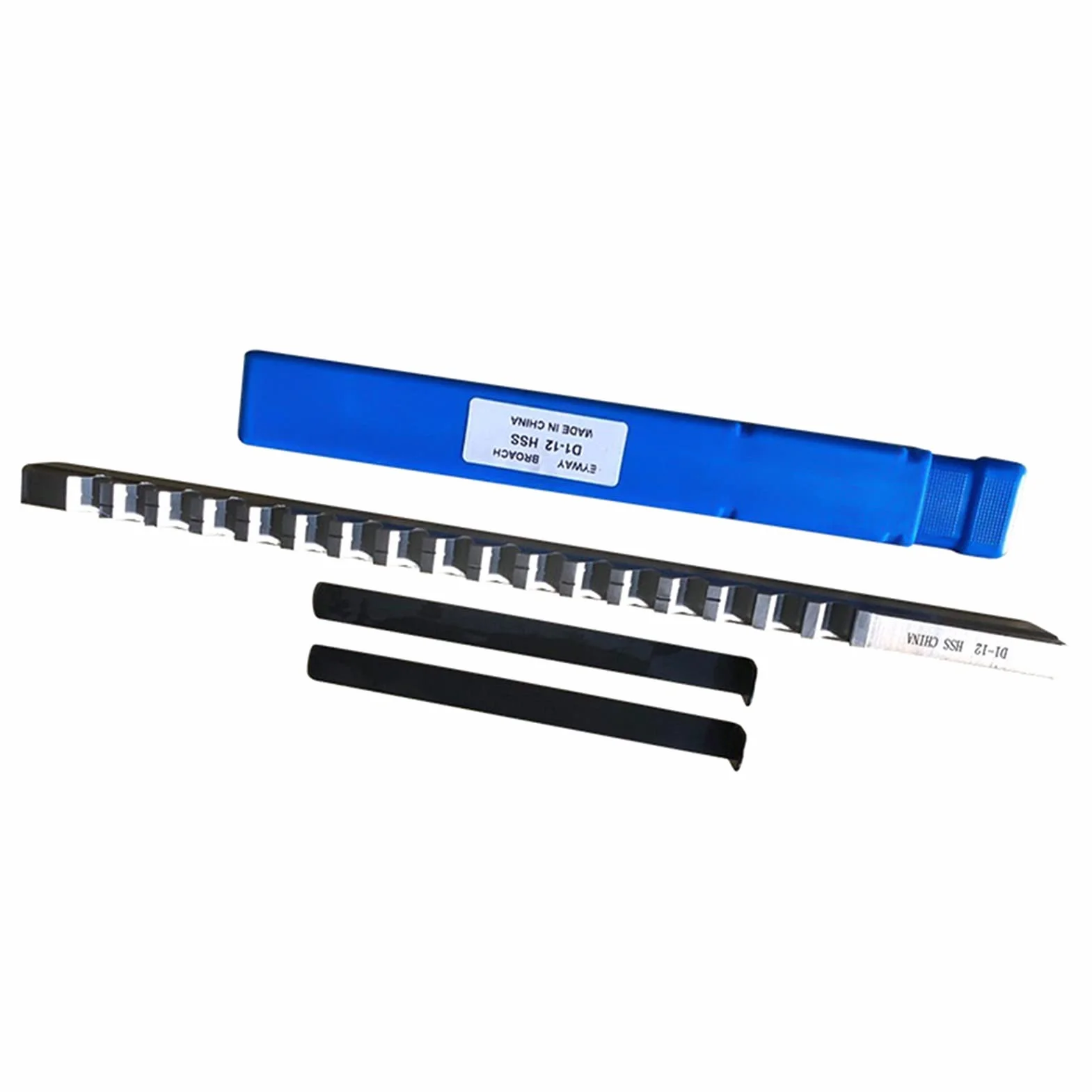 Räumnadel 12 mm D, Metrische Größe, CNC-Fräser-Räumnadel, Endmill, Hochgeschwindigkeitsstahl, Unbehandelt, Vergschmälzt, Nicht zentrierter Schnitt, Gewerbliche Herstellung