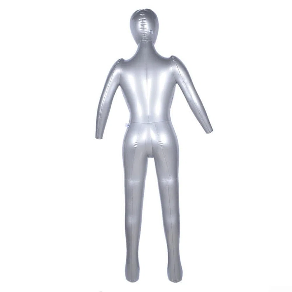 Aufblasbare Schaufensterpuppe für den ganzen Körper, PVC-Material, 165 cm hoch, platzsparend und tragbar für Einzelhandel und Ausstellung