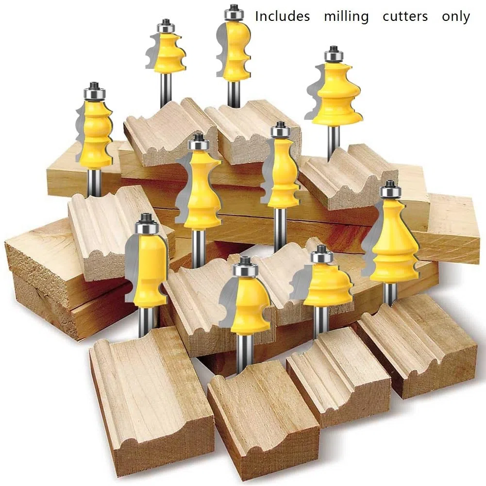 1 Stück Fräser Architekturformfräser, Holzschnitzprofilschneider for Schranktürverkleidung(12mmX25.4mmX72.5mm)