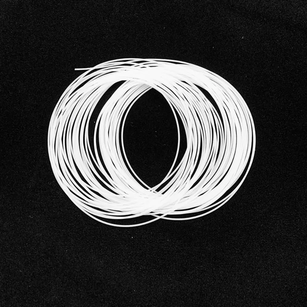 PTFE Rohr 0,3mm-5mm Innendurchmesser, Nicht-Haft Chemikalienfest Schlauch, Korrosionsfest für Labor & Maschinenanwendungen, 5M Länge(ID 1xOD 1.6mm)