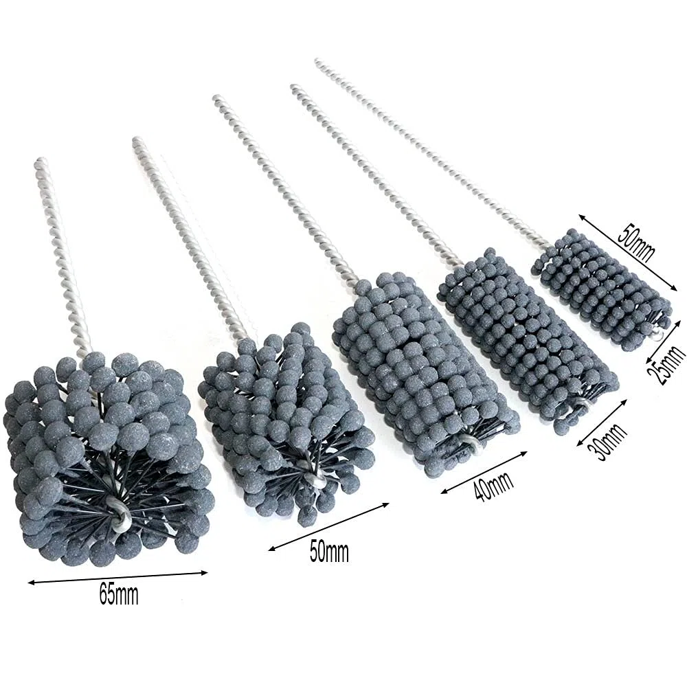 1 Stück Schleifkugel-Entgratbürsten-Schleifkopf-Rohr Polierbürste Rohrbürste (Grit : 6mm)