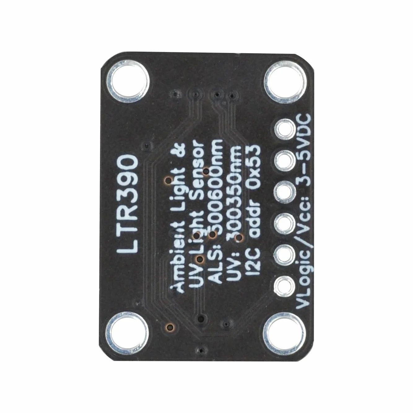 2 Stück Gravity LTR390 UV-Lichtsensor von 280 nm bis 430 nm, kompatibel mit I2C UART 3,3 V oder 5 V