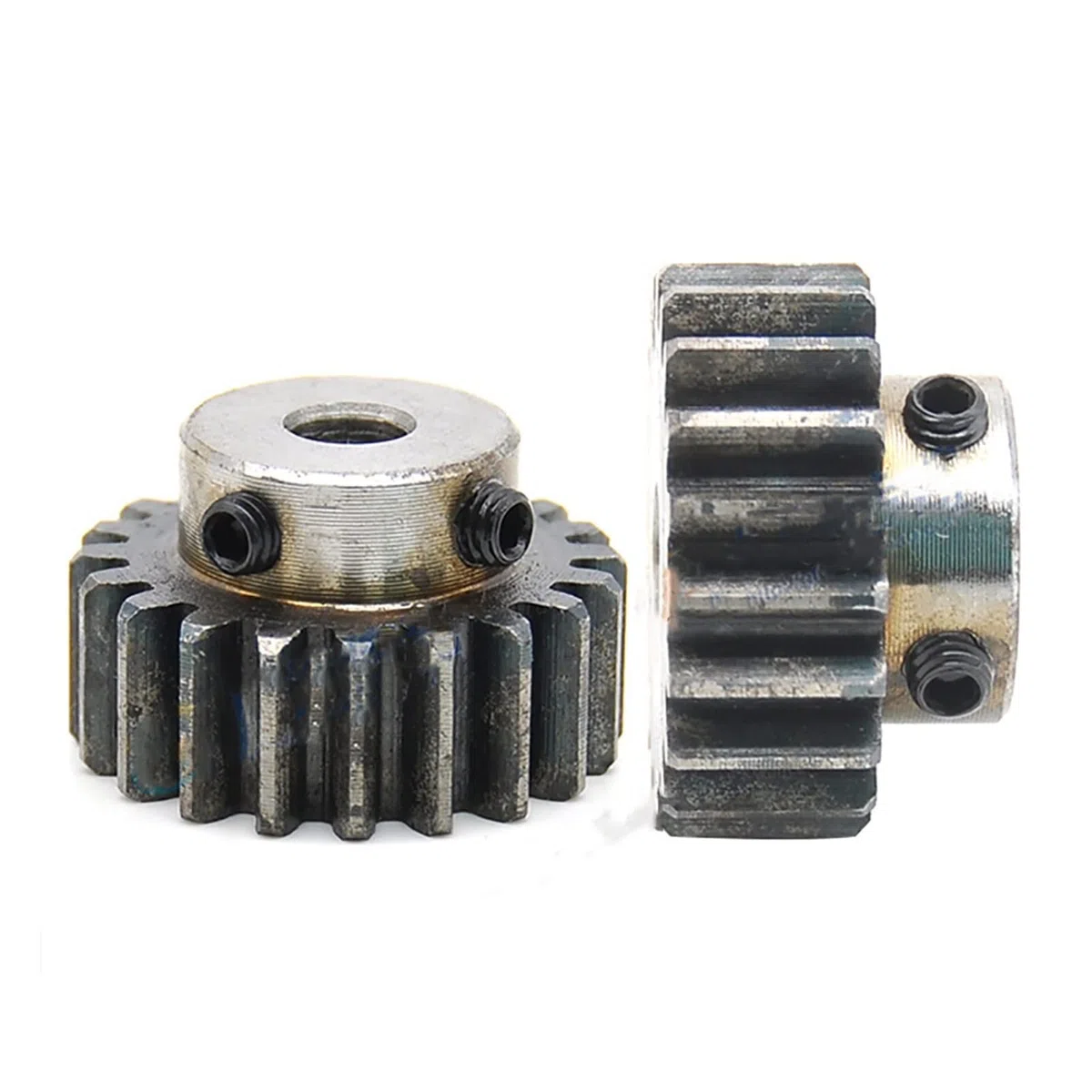 Ritzel-Zahnradsatz, Ritzel 1,5 Modul 16T 17T 18 Zähne Stirnrad 6mm 6,35mm 8mm 15mm Bohrung Abschreckmotor Zahnrad 1,5M 12T 15T 25T Stahl Getriebe Zahnrad Bohrung Welle(8mm Bore,1.5M 20T)