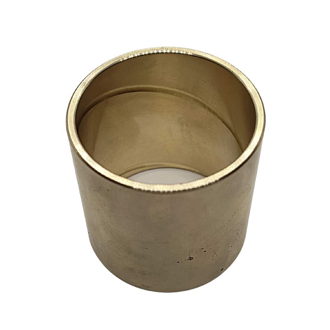Gleitlagerbuchse 30mm x 35mm x 30mm | Gleitlager aus Bronze mit Schmiernut | Bronze-Gleitlager 30x35x30 | ZINNBRONZE | 1 Stück