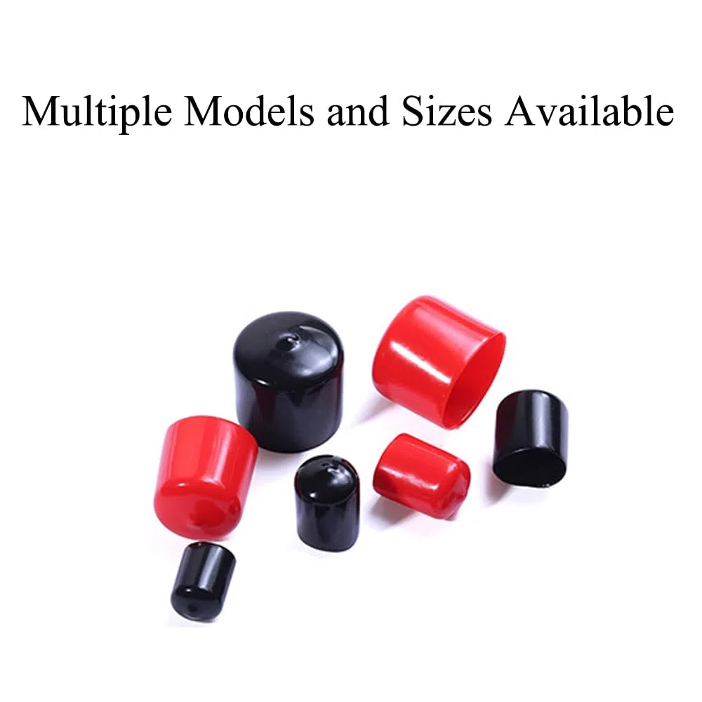 Gummi-Endkappe, 75 mm Innendurchmesser, runde Rohrbolzenkappe, Schutzabdeckung, Gummi-Endkappe, flexibler Fleckschutz, PVC-Kappe für Rohre, Zaun, Rohrpfosten, Möbel, Geländer (BK)