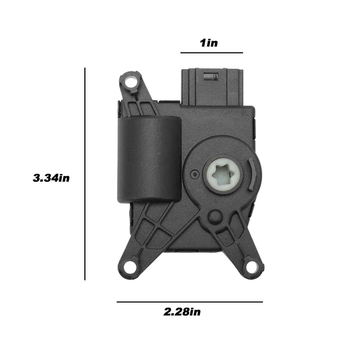 Stellelement Stellmotor Heizung Klimaanlage 5Q0907511A Kompatibel mit Golf A3 Q2 TT Ateca Leon Karoq Superb III A-r-t-e-o-n P-a-s-s-a-t T-i-g-u-a-n T-o-u-r-a-n T-R-O-C 2012-2019 604-822