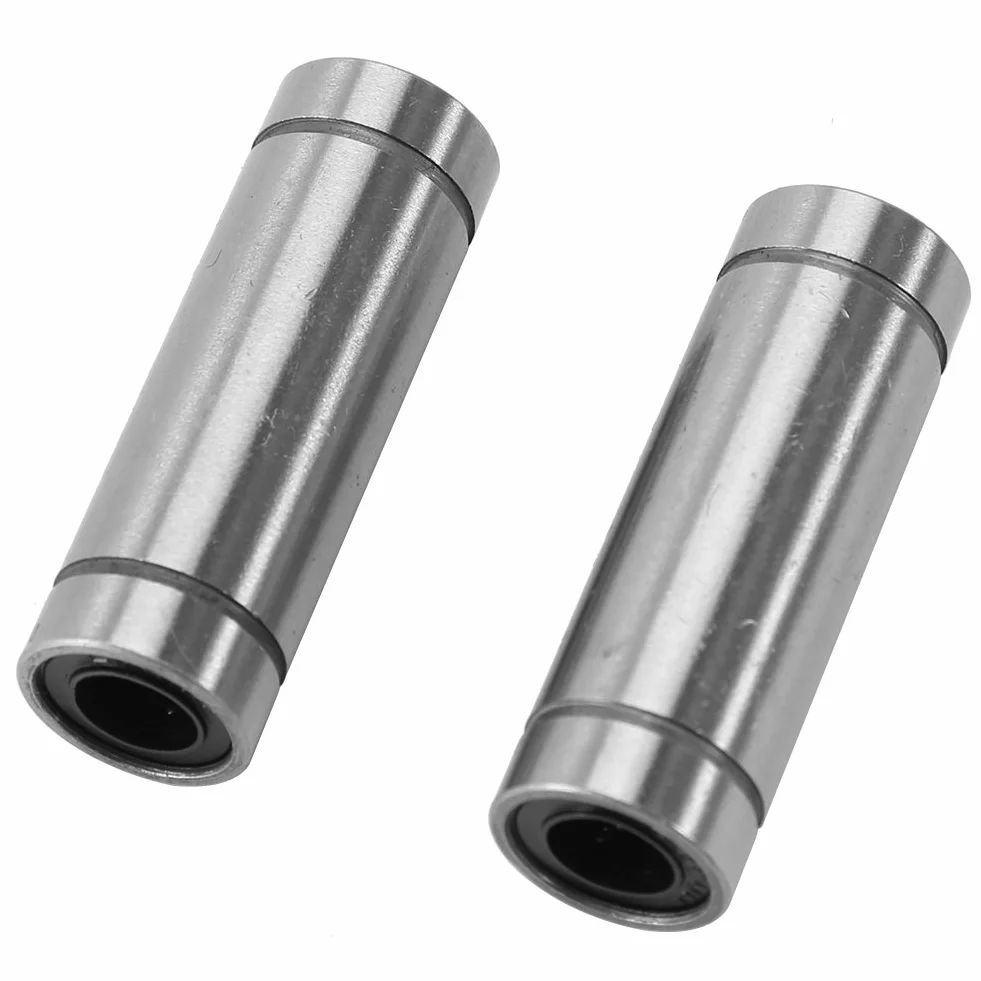 LM8LUU Linearbewegungslager, 6 Stück Kugellager für 8 mm Stange, hochpräzises, doppelt abgedichtetes Gleitlager mit geringem Geräuschpegel, langlebiges Buchsenlager für