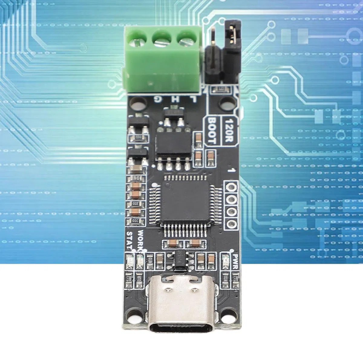 CANable 2.0-Modul, CAN-Analysator, USB-zu-CAN-Adapter, USB-CAN-Analysator-Modul-Konverter-Adapter