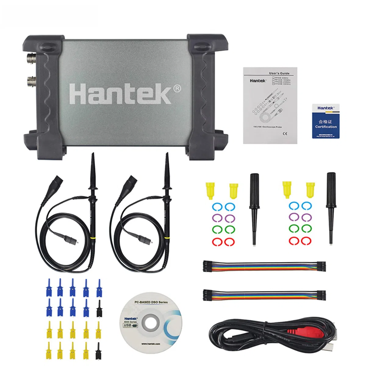 6022BL PC Digitales tragbares Oszilloskop 16 Kanäle 20MHz 48MSa/s Speicher Multifunctio Logic Analyzer Handheld USB Oszilloskop